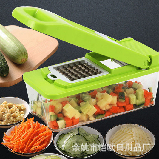 Multifunctional Vegetable Cutter Grater Kitchen Household Dicer Potato Shredded Slicer Grater Vegetable Cutter