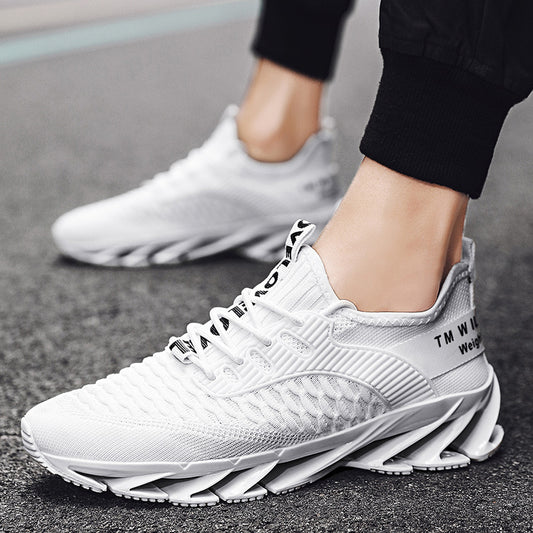 New Men&#039;s Shoes Non-slip Blade Shoes Men&#039;s Running Shoes Breathable Fly Woven Mesh Shoes Sports Casual Shoes