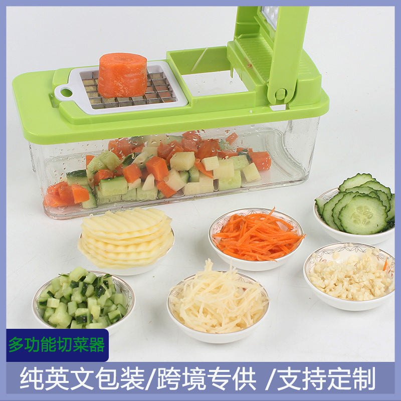 Multifunctional Vegetable Cutter Grater Kitchen Household Dicer Potato Shredded Slicer Grater Vegetable Cutter