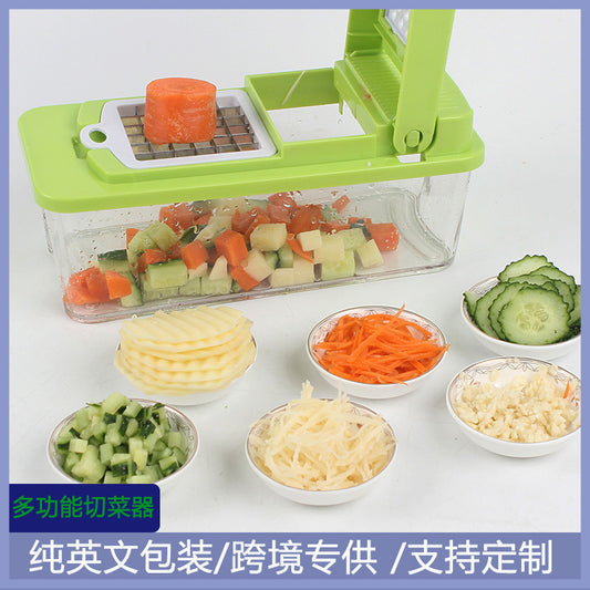 Multifunctional Vegetable Cutter Grater Kitchen Household Dicer Potato Shredded Slicer Grater Vegetable Cutter
