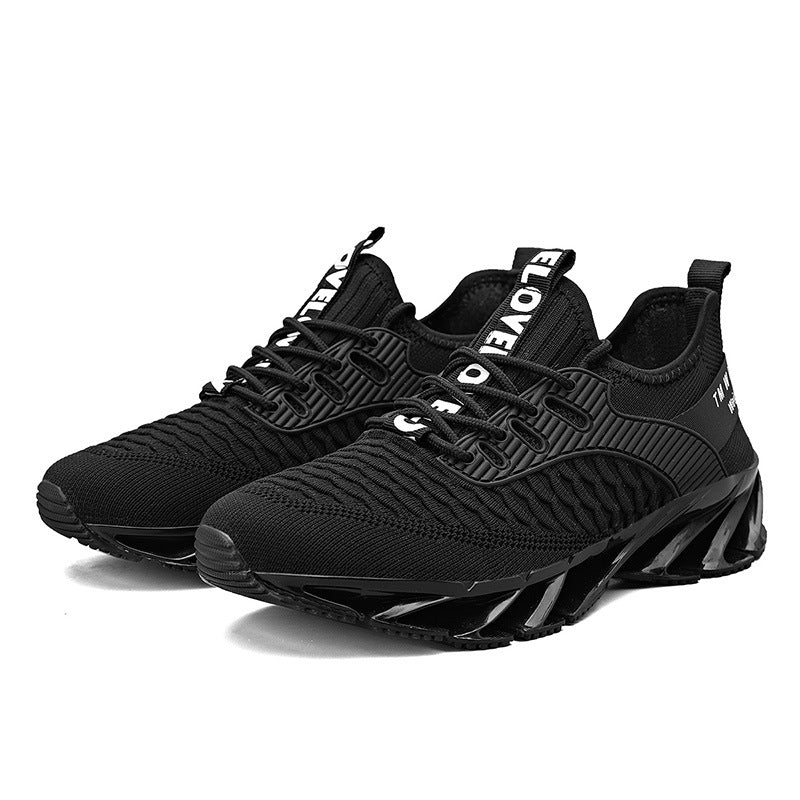 New Men&#039;s Shoes Non-slip Blade Shoes Men&#039;s Running Shoes Breathable Fly Woven Mesh Shoes Sports Casual Shoes